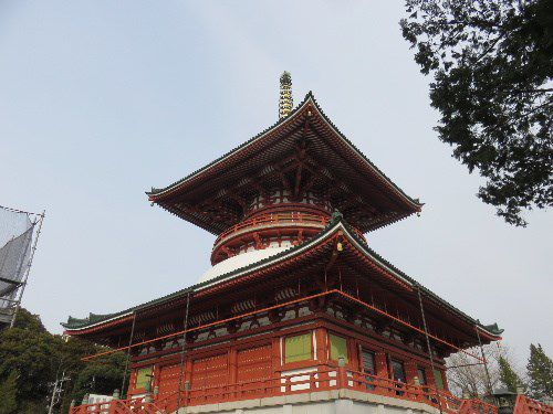 成田山新勝寺　平和大塔（2017年3月18日参拝）