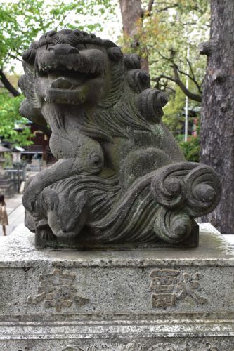 五條天神社の狛犬達