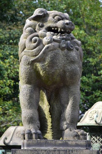 上野東照宮の狛犬達