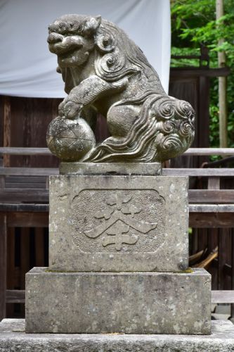 阿伎留神社の狛犬達