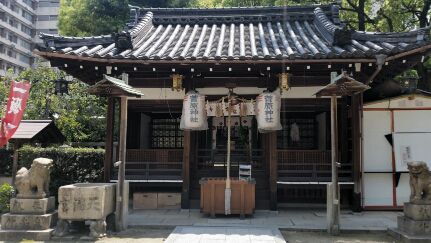菅原神社(大阪府堺市堺区)の拝殿(本殿)