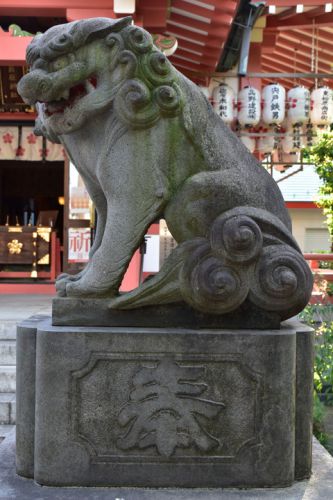 菅原神社の狛犬達