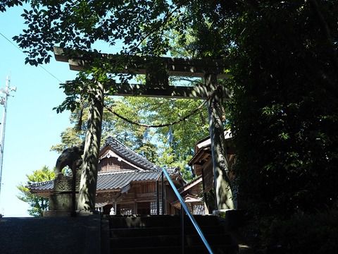 稲穂の朱印が珍しい「机崎神社」の御朱印　（島根県益田市）