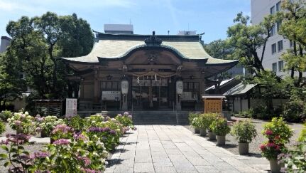 坐摩神社(いかすりじんじゃ)の本殿