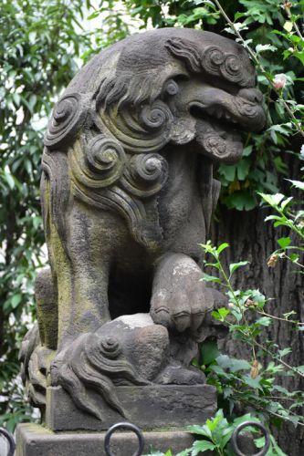高山稲荷神社の狛犬達