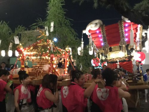 【矢作神社夏祭り】(大阪府八尾市) 2/2　平成29年7月31日 　Yahagi-jinja (shrine) summer festival dated 31/7/2017