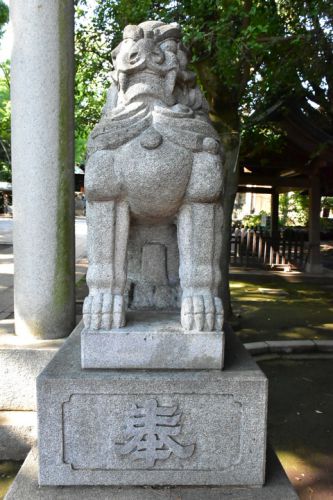 等々力玉川神社の狛犬達