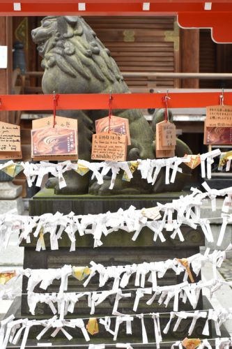 下谷神社の狛犬達