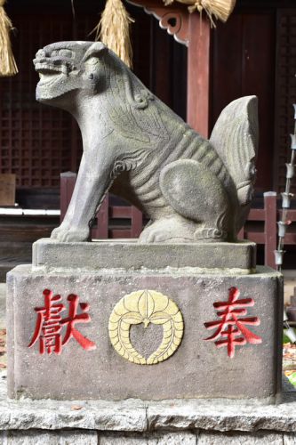 多武峯（とおのみね）内藤神社の狛犬達