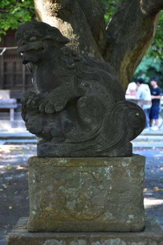 汁守神社の狛犬達