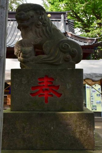 丸子山王日枝神社の狛犬達