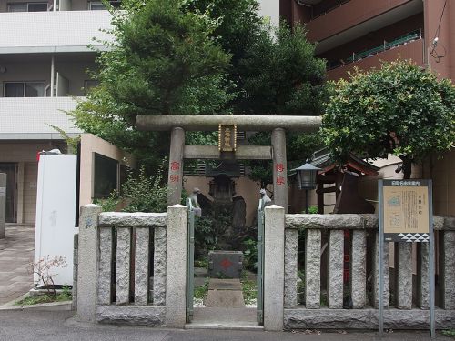 三峰神社（台東区） - 上野駅のガード側に佇む「三峯講」の小祠