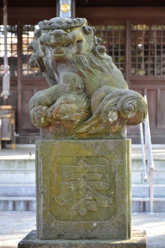 給田六所神社の狛犬達
