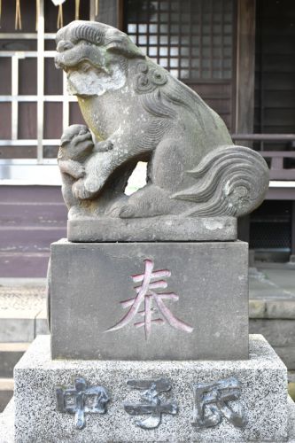 堤方神社の狛犬達