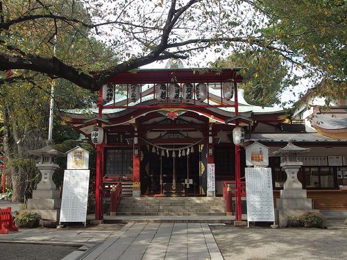 居木神社 - 「雉子ノ宮」と称し目黒川沿いに鎮座していた、日本武尊を祀る神社