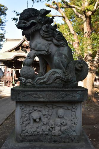 上高井戸第六天神社の狛犬達