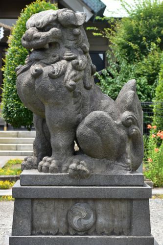 簸川神社の狛犬達
