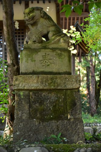 石動神社の狛犬達