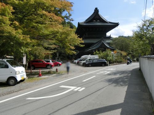 2017/10/09(月) 身延山久遠寺 参拝者 駐車場 山梨県