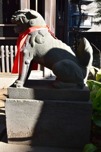 大井鹿嶋神社の狛犬達