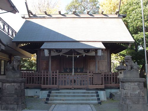 川中島神明神社（川崎市川崎区川中島） - 「せきの神様」が祀られている神明さま