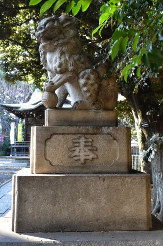 大森山王日枝神社の狛犬達