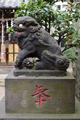 亀戸石井神社の狛犬達
