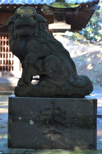 熊野神社（木更津市下烏田）の狛犬達