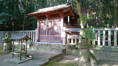 科長岡神社(南河内郡太子町)　・叡福寺の境内に鎮座する神社