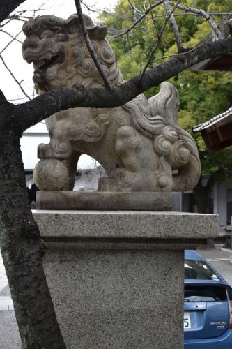 亀戸香取神社の狛犬達