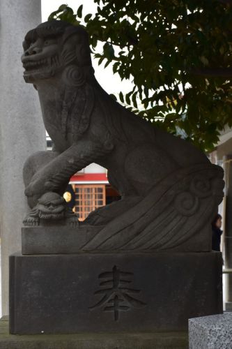 池袋氷川神社の狛犬達