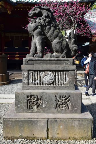 根津神社の狛犬達