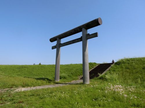 2018/4/22(日)香取神宮表参道一の鳥居の浜鳥居 千葉県