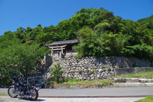 小豆島の狛犬　 蒲野皇子神社跡　蒲野稲荷神社