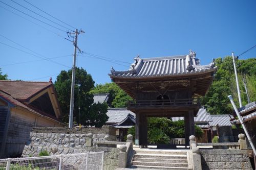 小豆島の狛犬　誓願寺　旧妙見堂