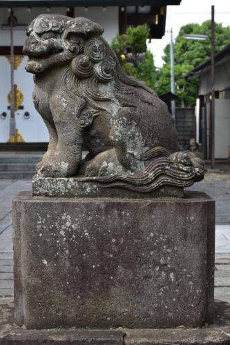 下染谷神明社の狛犬達