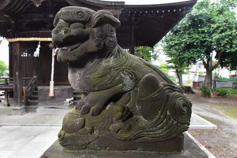 下石原八幡神社の狛犬達