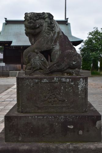 谷原氷川神社の狛犬達