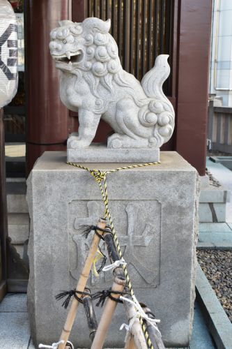 元三島神社の狛犬達