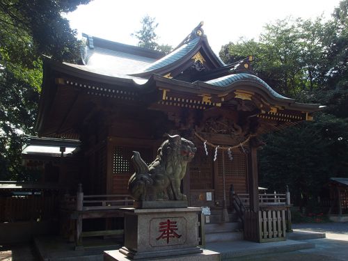 相州下鶴間諏訪神社 - 元宮は延喜式内社「石楯尾神社」とも伝わる、下鶴間村の鎮守