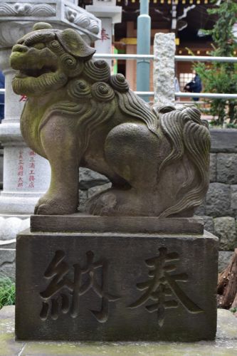 花畑大鷲神社の狛犬達