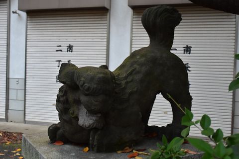 目白天祖神社の狛犬達