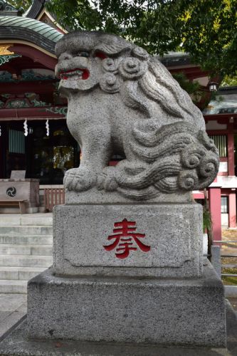 葛西神社の狛犬達