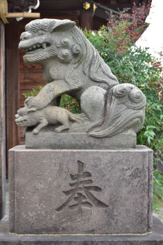 古録天神社の狛犬達