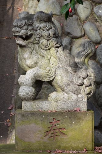 南大谷天神社の狛犬達