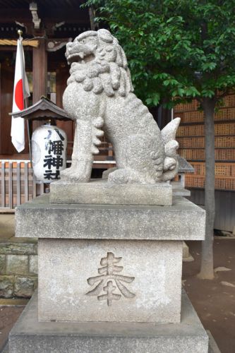 中目黒八幡神社の狛犬達