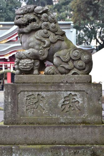 日枝神社水天宮の狛犬達