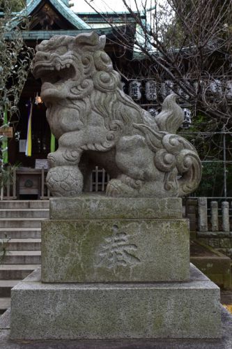小山八幡神社の狛犬達