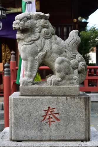 三谷八幡神社の狛犬達