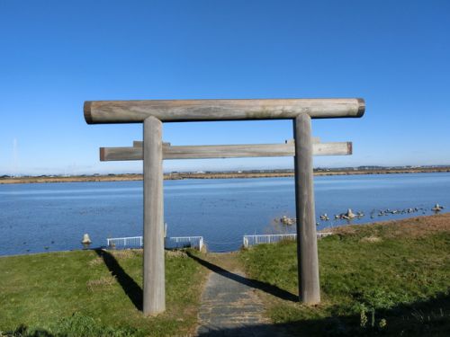  2019/01/03(木)香取神宮 一之鳥居の浜鳥居 千葉県